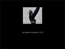 Tablet Screenshot of eveproductions.com